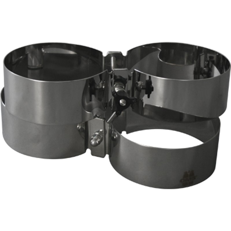 Details about   2 Double Scuba Tank Bands stainless steel OMS 7.75 inch Doubles without hardware 